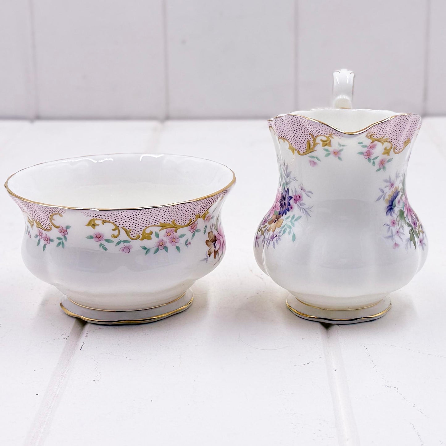Royal Albert Serenity Small Sugar and Creamer Set