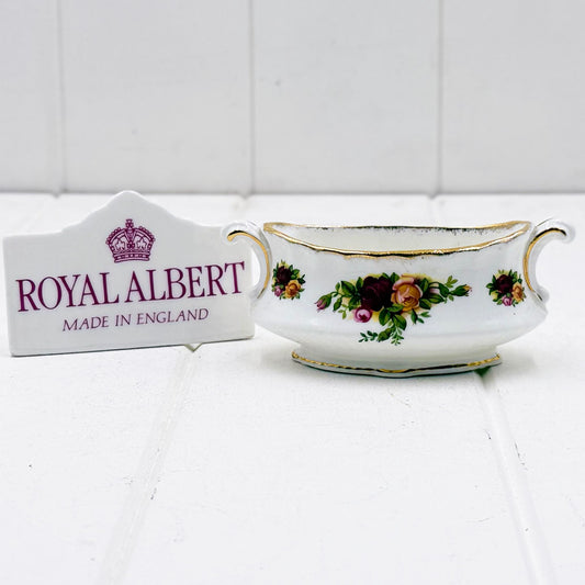 Royal Albert Old Country Roses Mustard Pot
