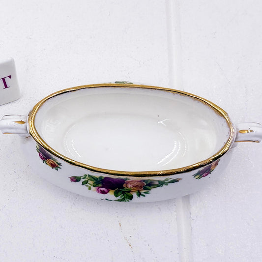 Royal Albert Old Country Roses Mustard Pot