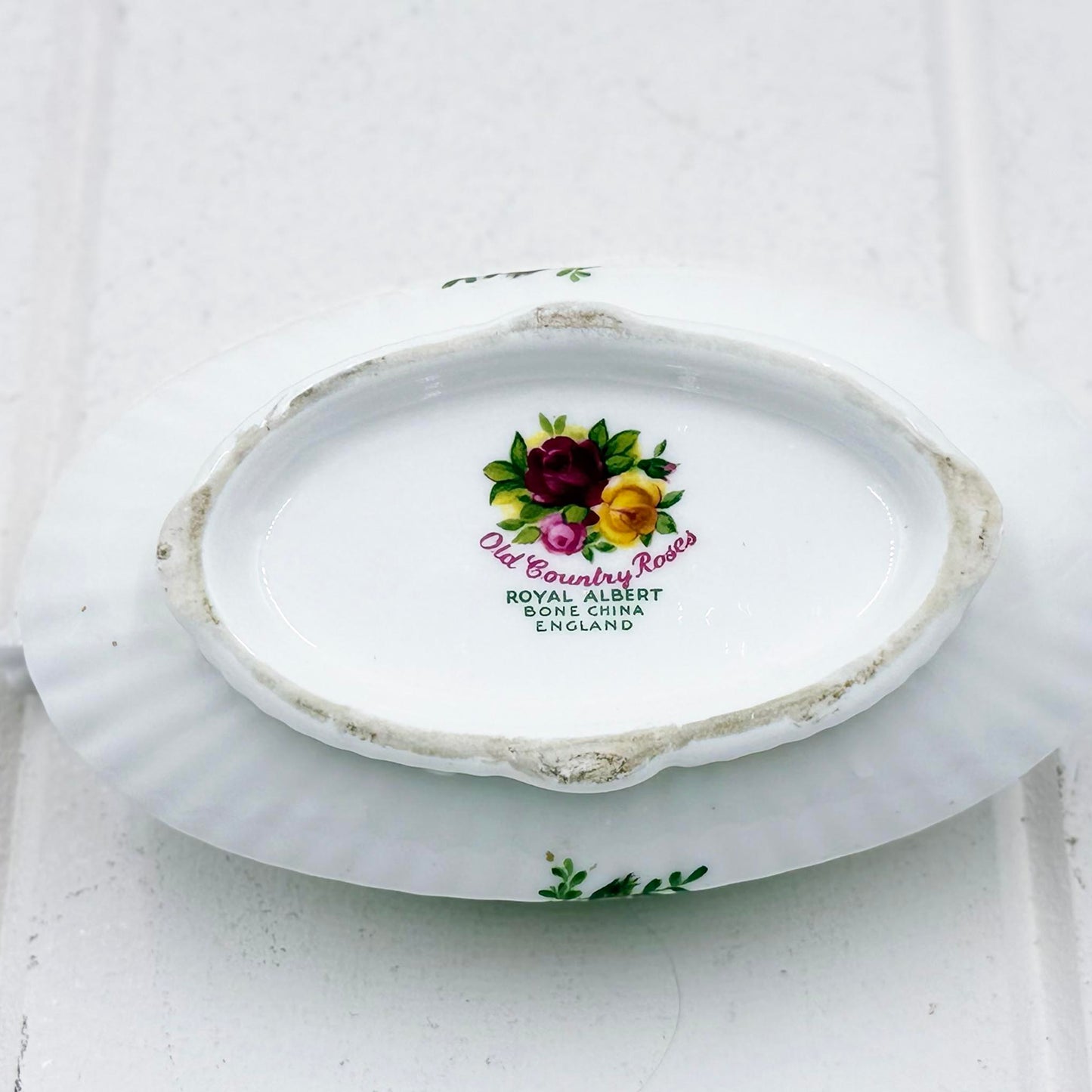 Royal Albert Old Country Roses Mustard Pot