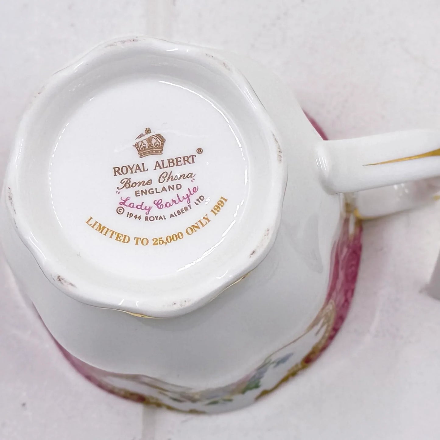Royal Albert Lady Carlyle Limited Edition 1991 Beaker