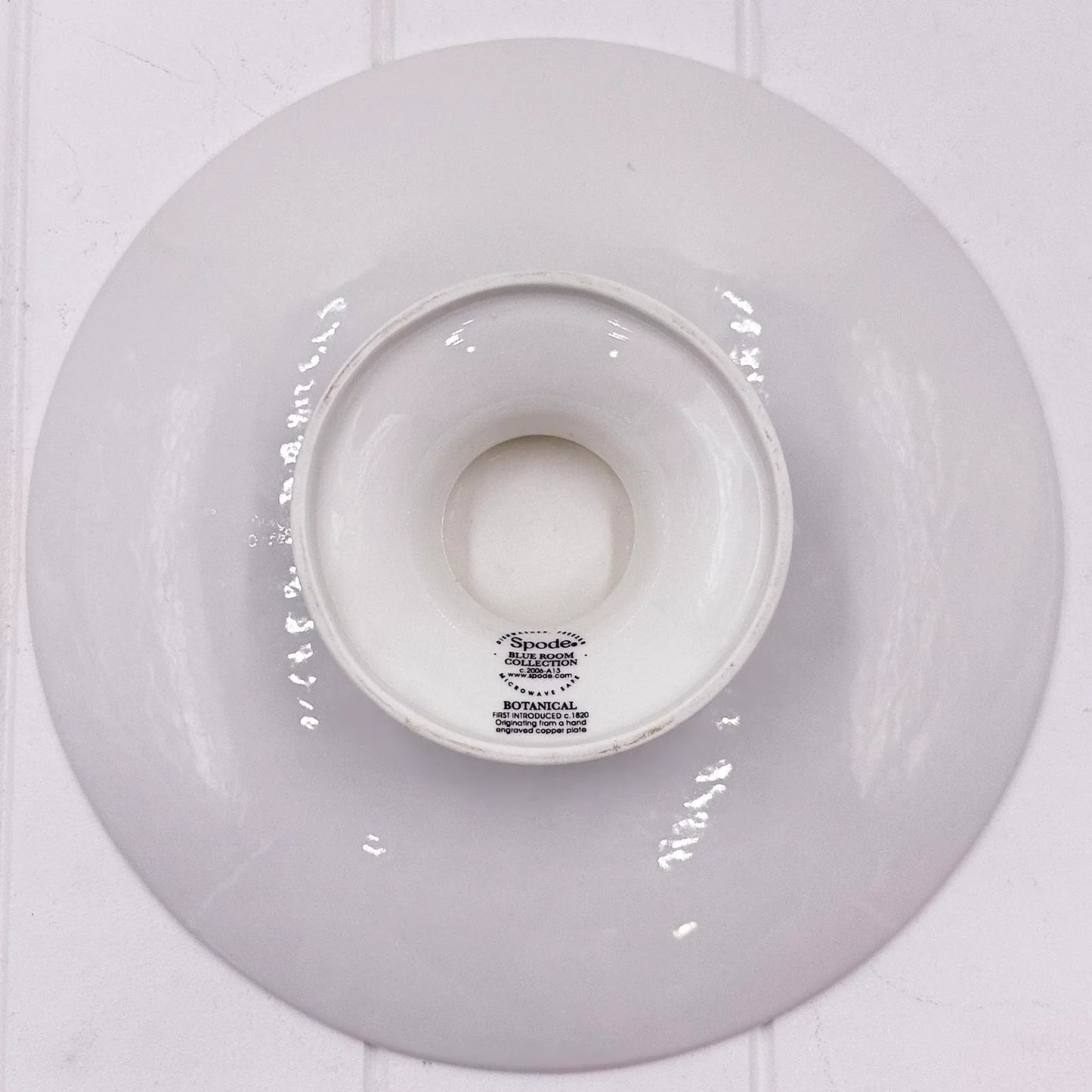 Spode Blue Room Collection Botanical Footed Cake Stand