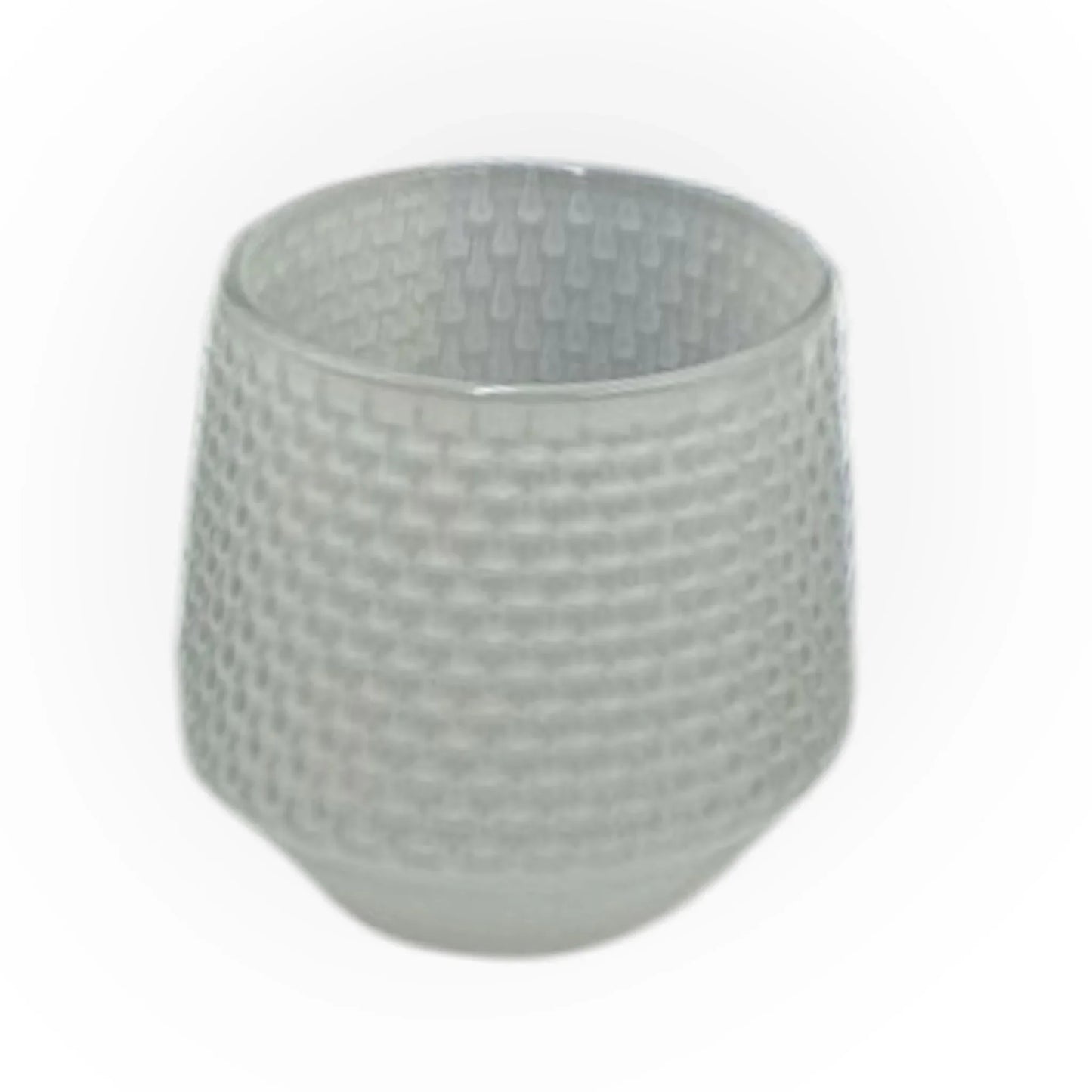 Glass Tealight Holder 7.5cm -Blue, White or Sage
