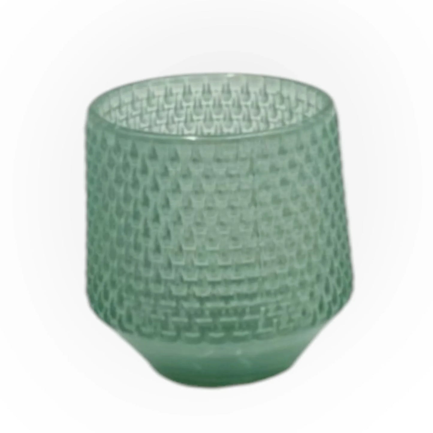 Glass Tealight Holder 7.5cm -Blue, White or Sage