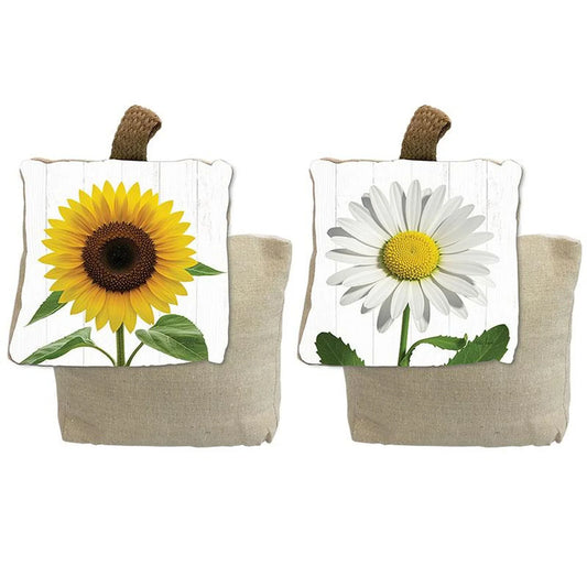 Kelly Lane - Door Stop with Sunflower or Daisy Design