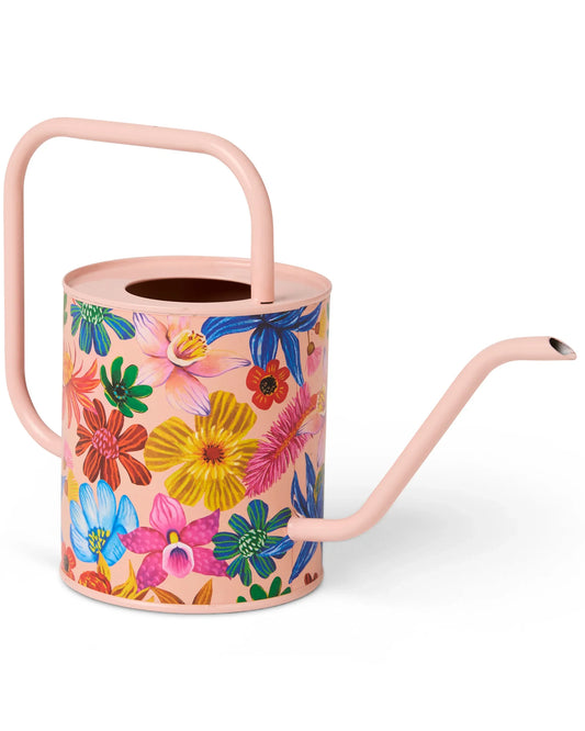 Wild Flowers In Bloom Watering Can - 1.5L Garden Artistry