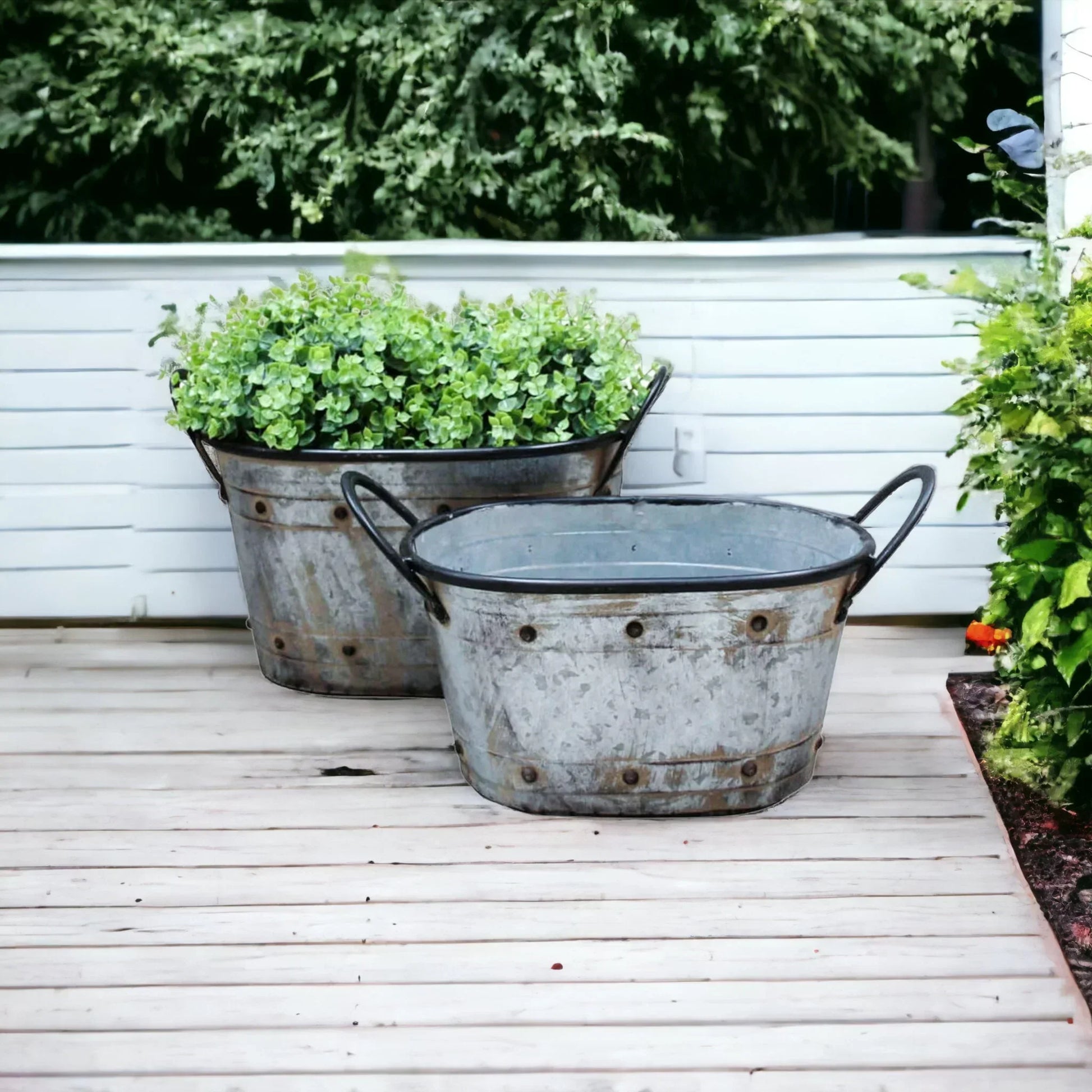 Metal Tub.