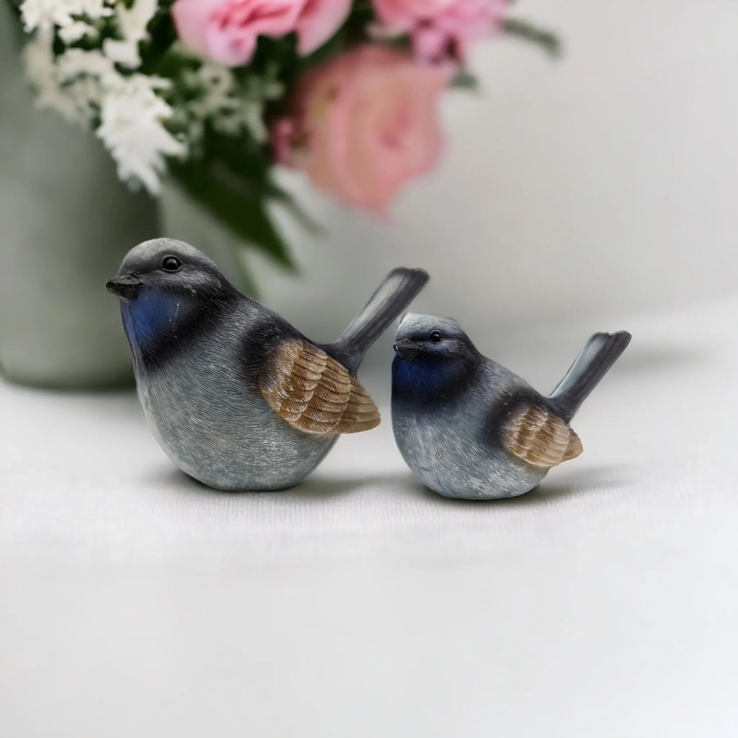 Small Blue Wren 10x6cm
