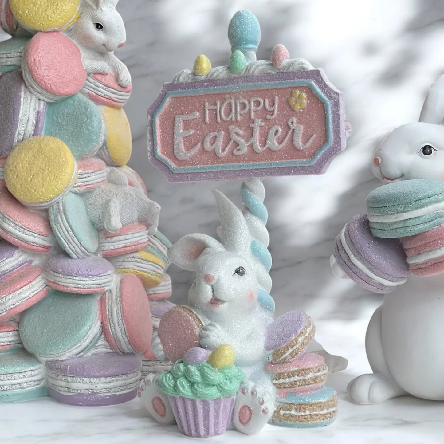 Pastel Candy Happy Easter Sign 26cm