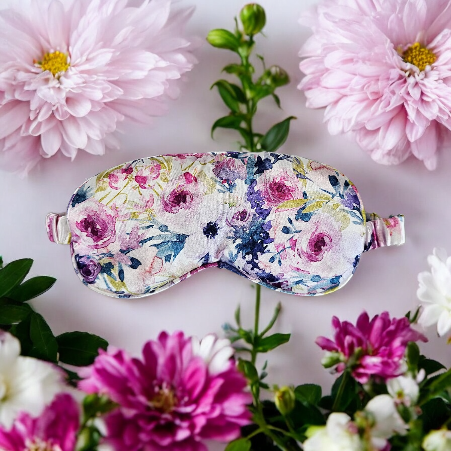 Peonie Rose Lavender Scented Satin Eyemask