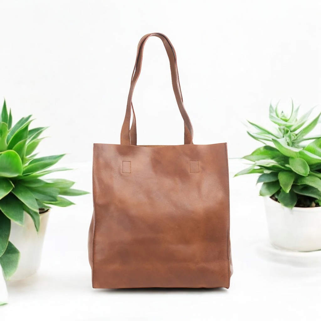 Henk Berg Catie Tote in Vintage Tan