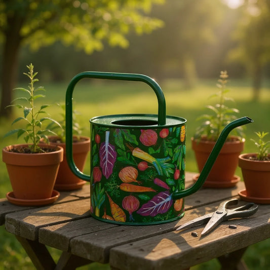 Veggie Soup Watering Can - 1.5L Garden Harvest