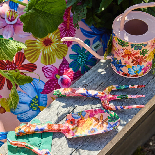 Wild Flowers In Bloom Garden Tools and Gloves Set - 4-Piece