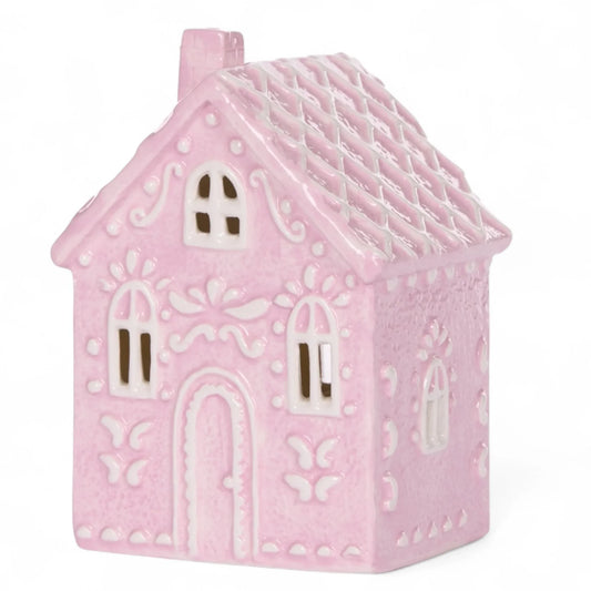 LED Pink Gingerbread Tavern