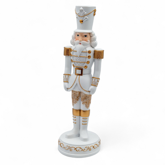 33cm Ivory Gold Nutcracker