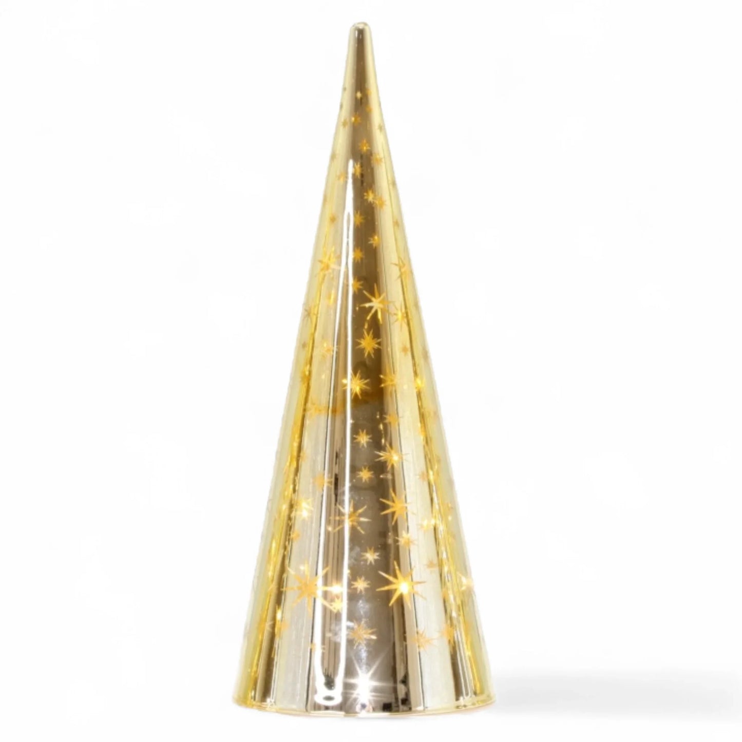 LED 30cm Gold Etched Tree