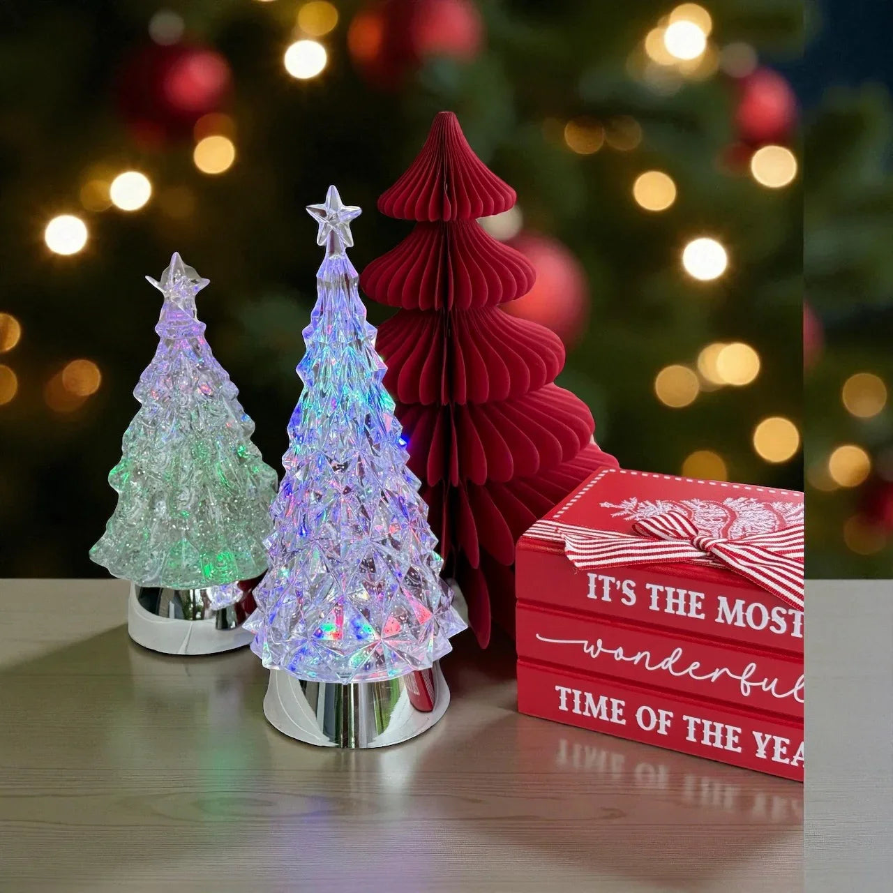 Large Snowglobe Tree - 28.5cm