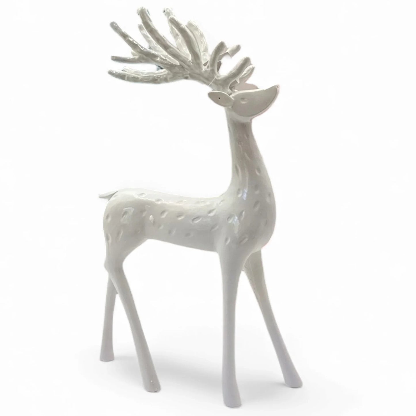 White Minimal Reindeer - 31.5 cm