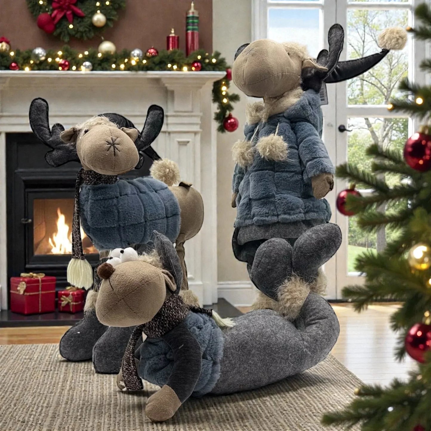 Mr Bluey Standing Moose - 86cm