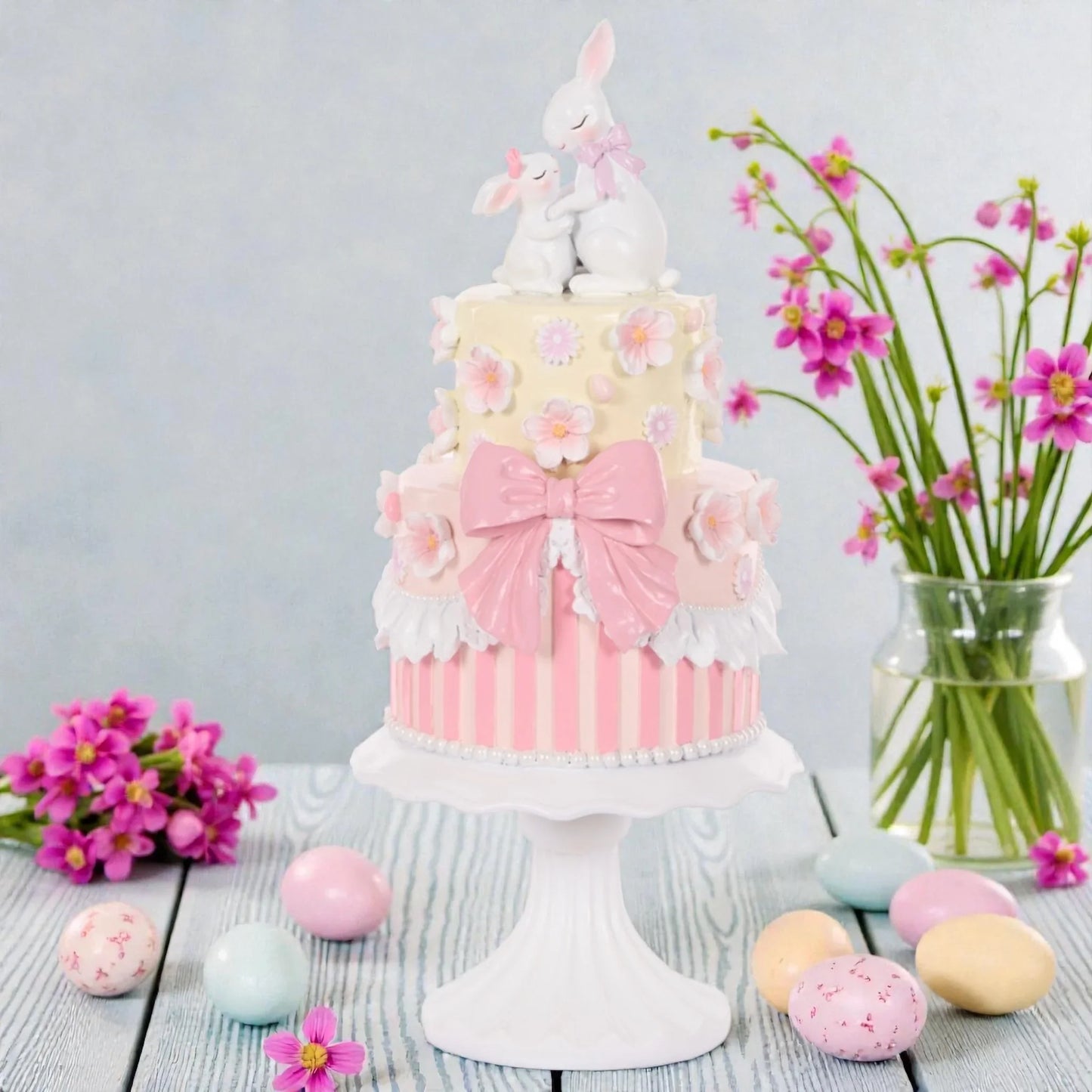 Easter Blossoms Bow Cake - 44.7cm