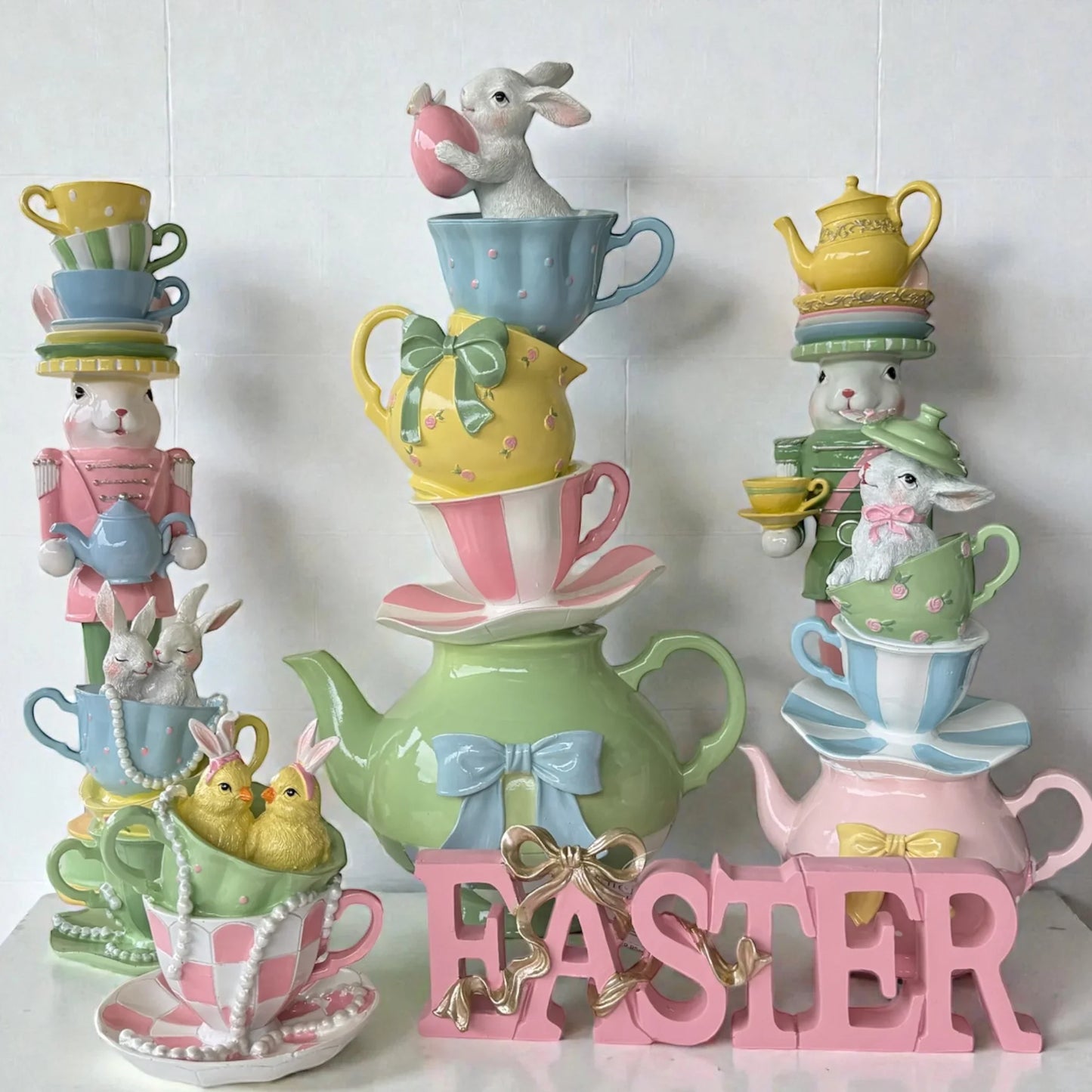 Sweet Bunny Teacups Hat - 39.7cm