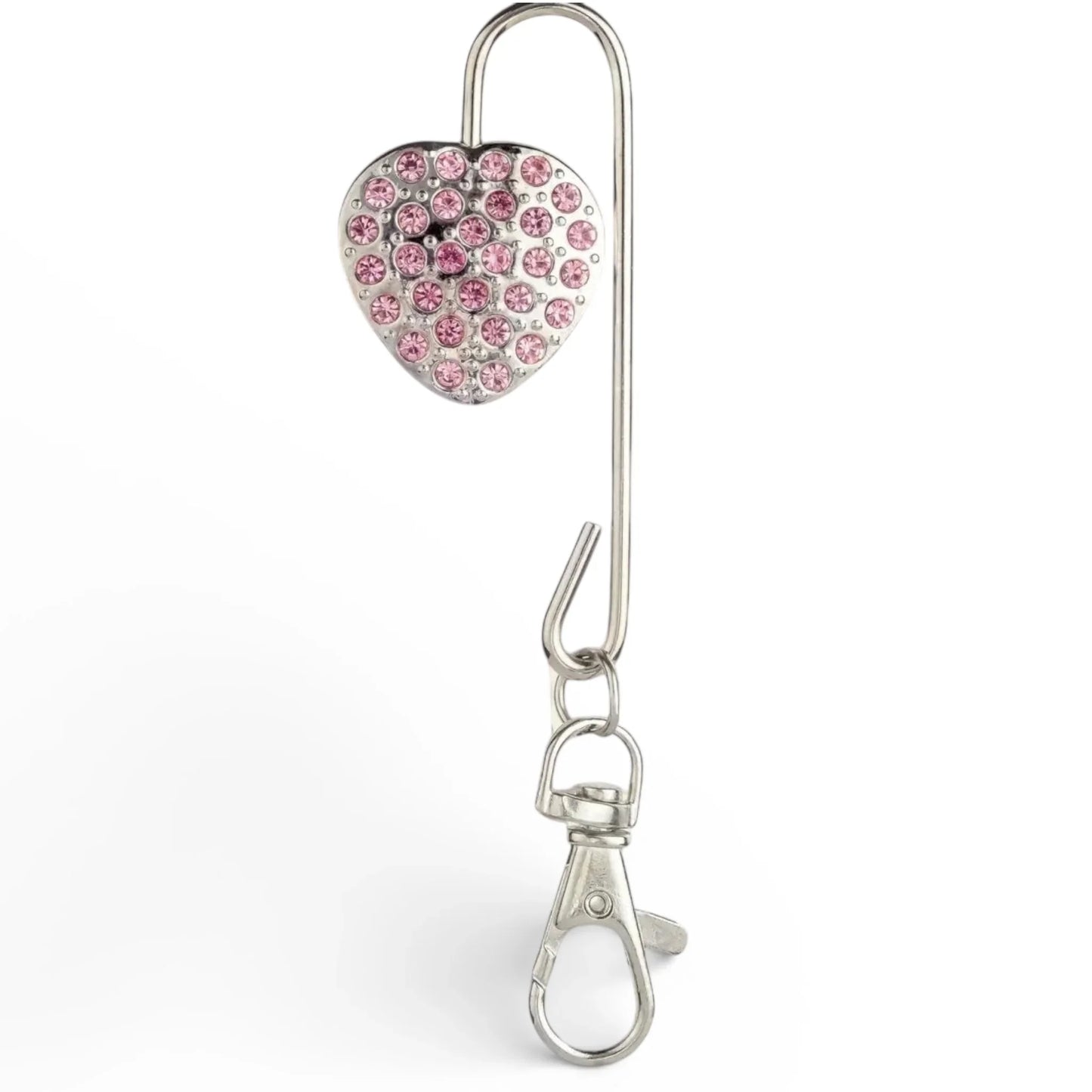 Heart Key Find Hanger - Pink
