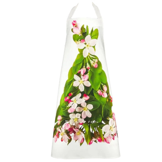 Elegant Apple Blossom Apron