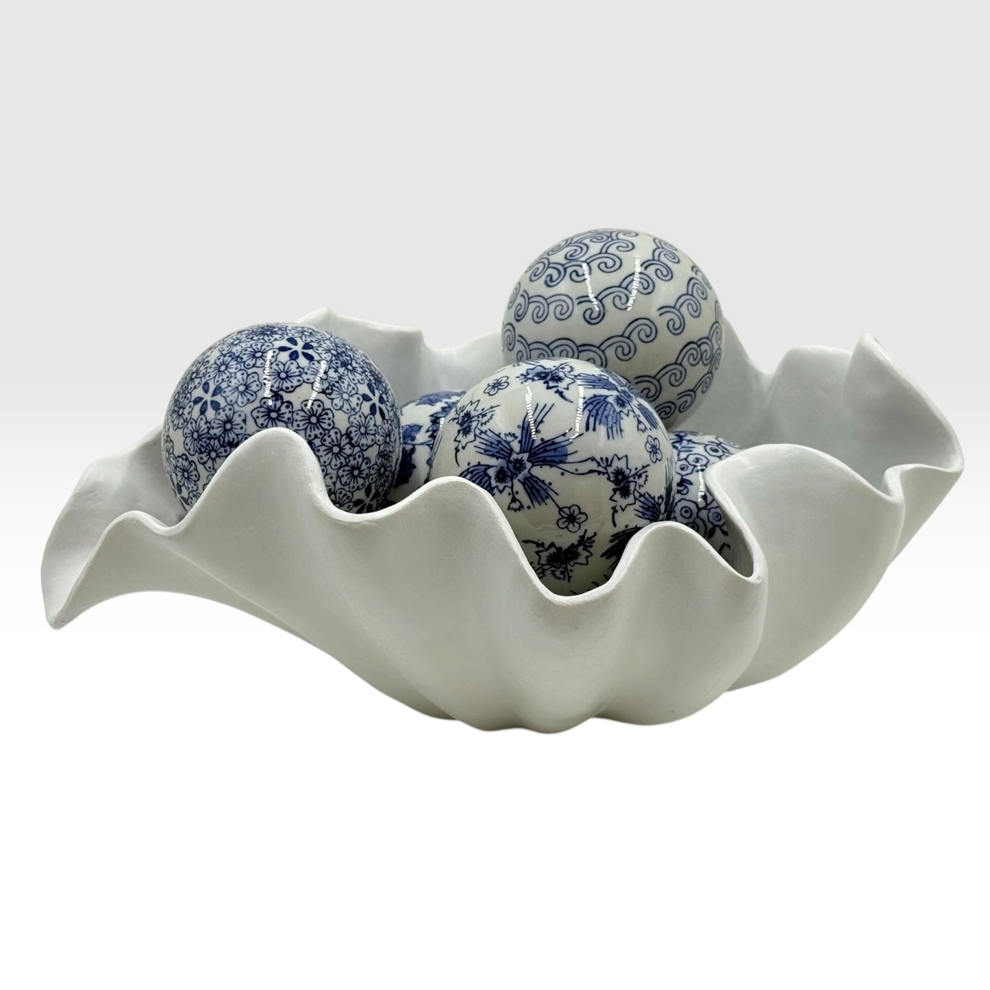 White Beach Shell Bowl