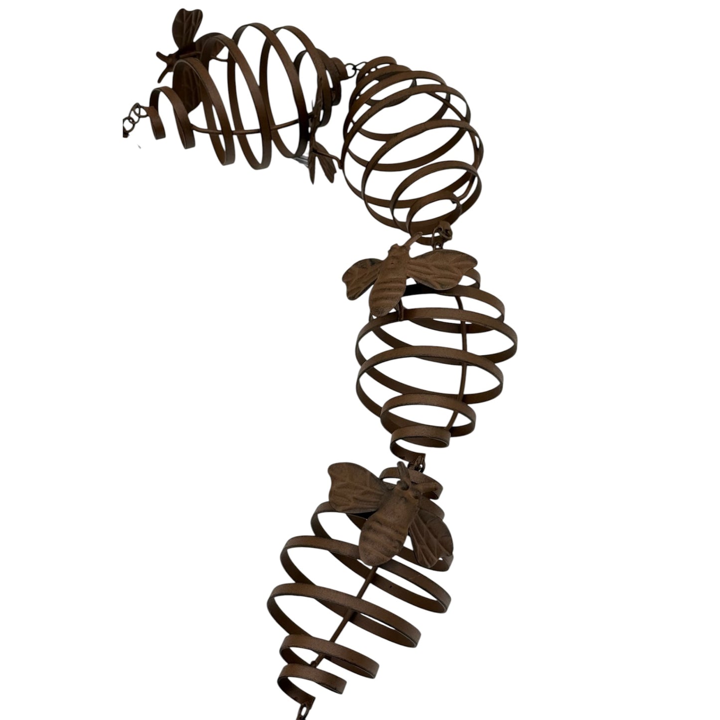 Bee Swirl Rain Chain - 1.47mtrs
