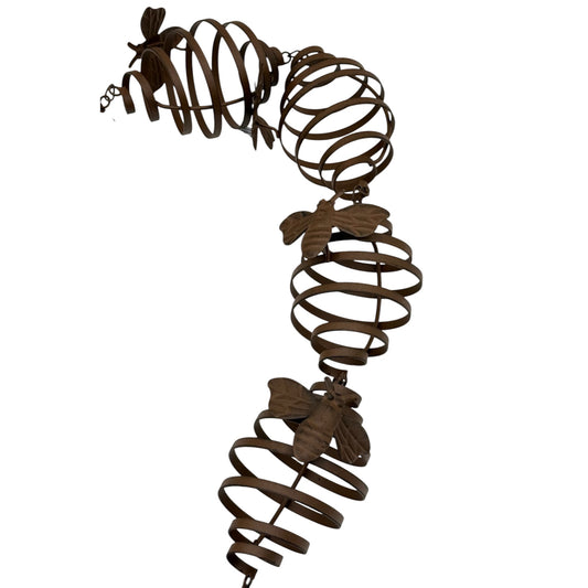 Bee Swirl Rain Chain - 1.47mtrs