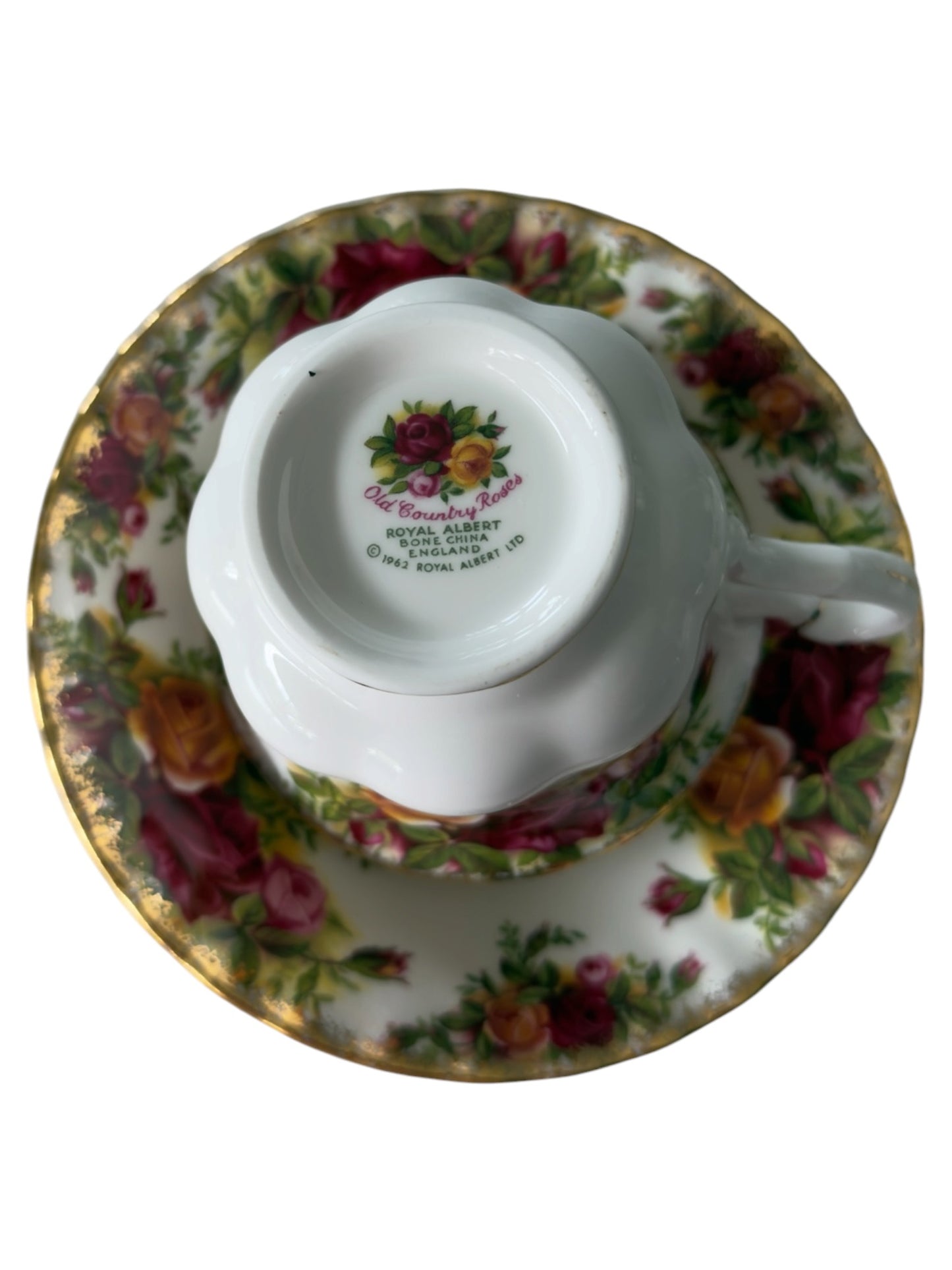 Royal Albert Old Country Roses Cup & Saucer Duo — Dot Only