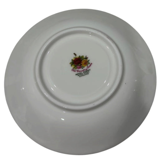 Royal Albert Old Country Roses bone china plate, vintage English dinnerware with floral mark