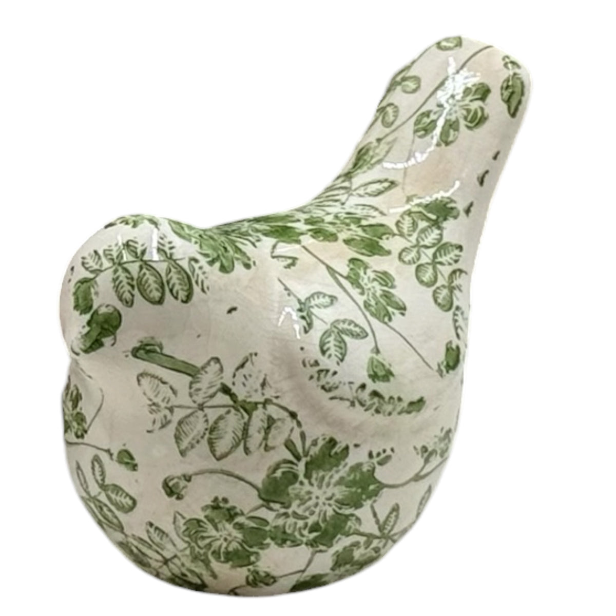 Green Floral Bird - 10.5cm