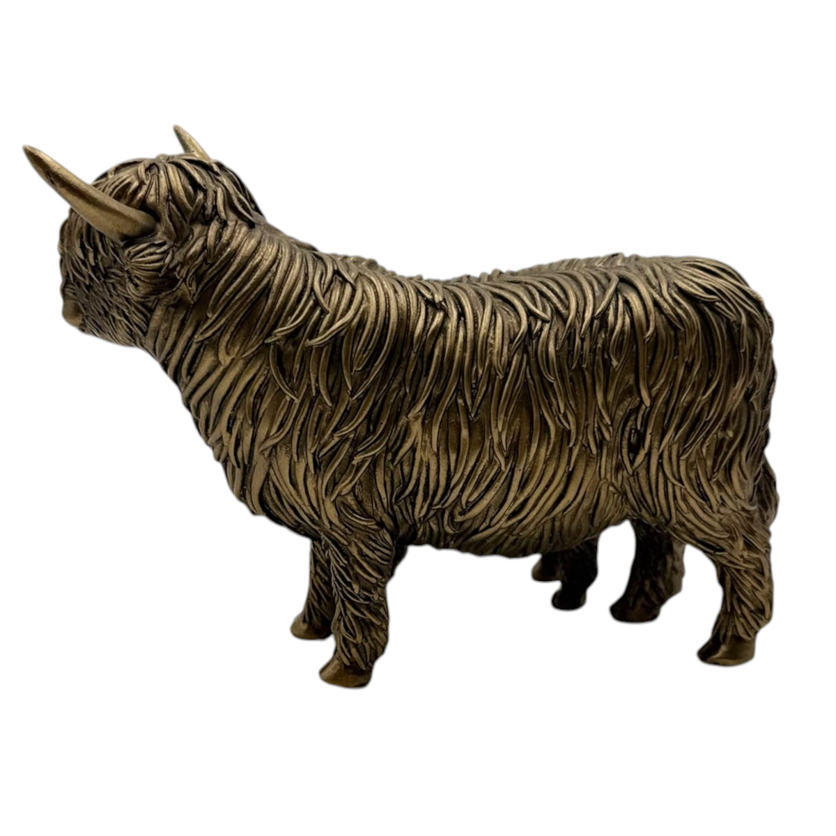 Highland Cow & Calf Figurine - 14cm