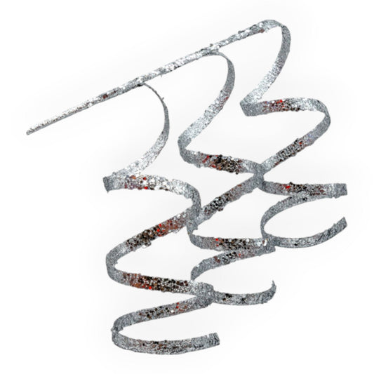 Silver Curly Pick - 74cm