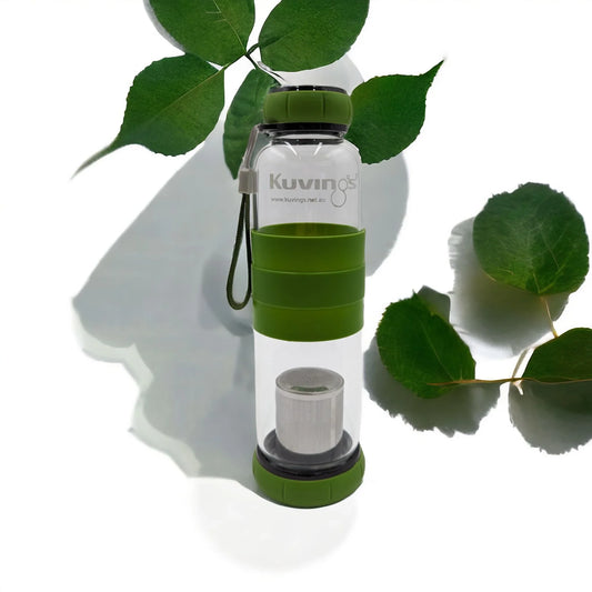 500ml Tea Infuser Bottle - Green
