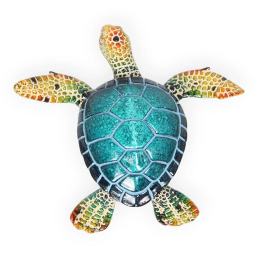 Marble Blue Turtle - 17cm