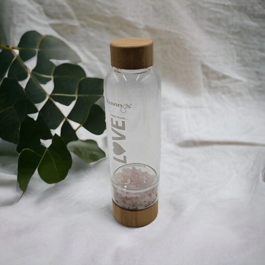 500ml Bottle with Crystal - Love