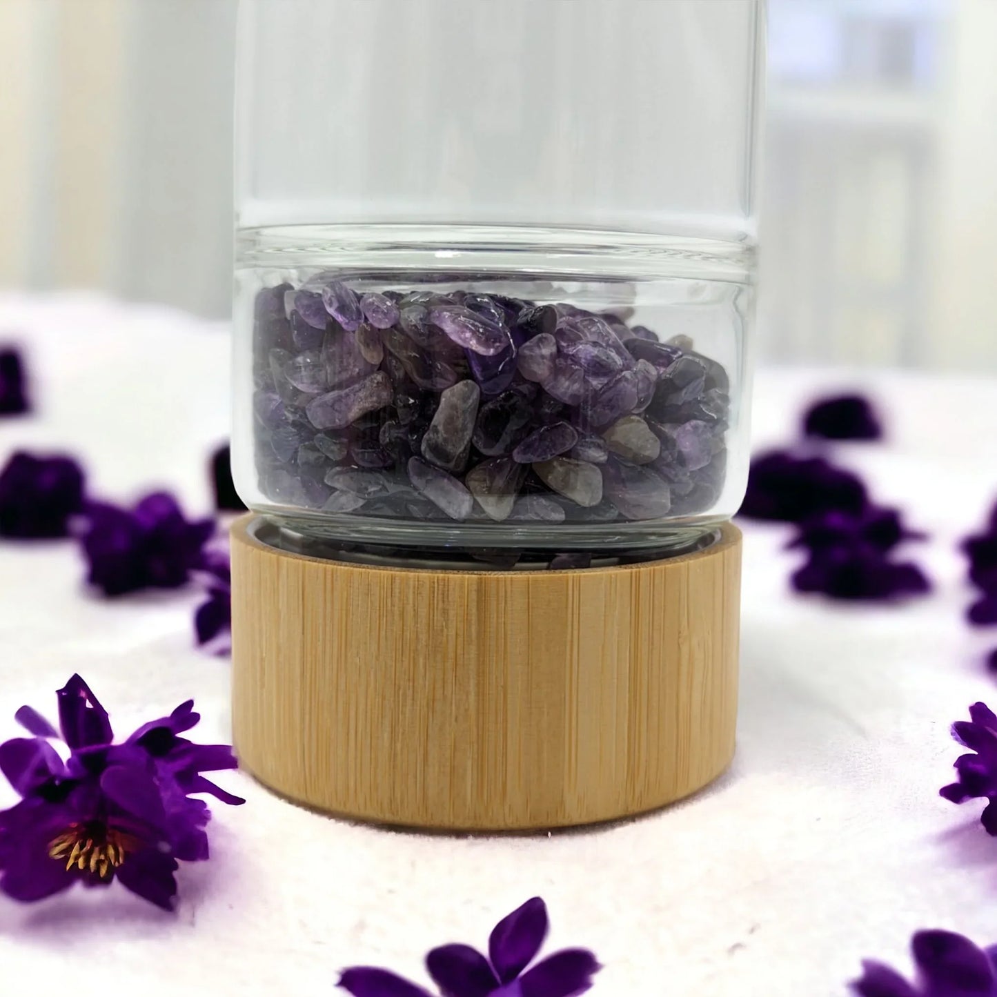 500ml Bottle with Crystal - Peace