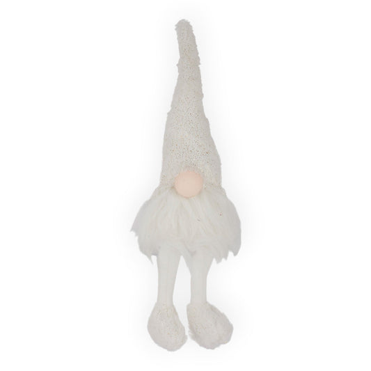 Dangly Fur Gnome Fur - White 38cm