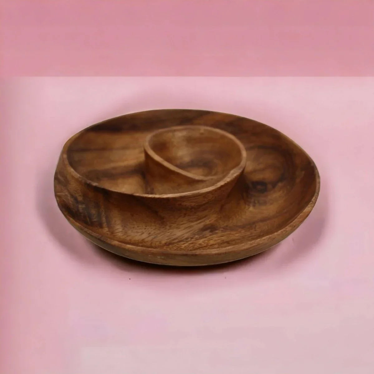 Acacia Swirl Dip Platter - Exquisite Homewares 