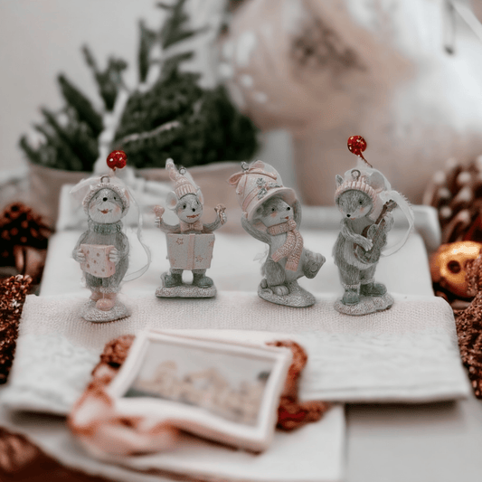 Active Mice Hanging Tree Ornaments - Exquisite Homewares