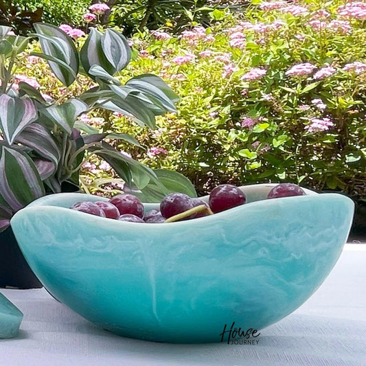 Allegra Bowl Small - Blue - Exquisite Homewares