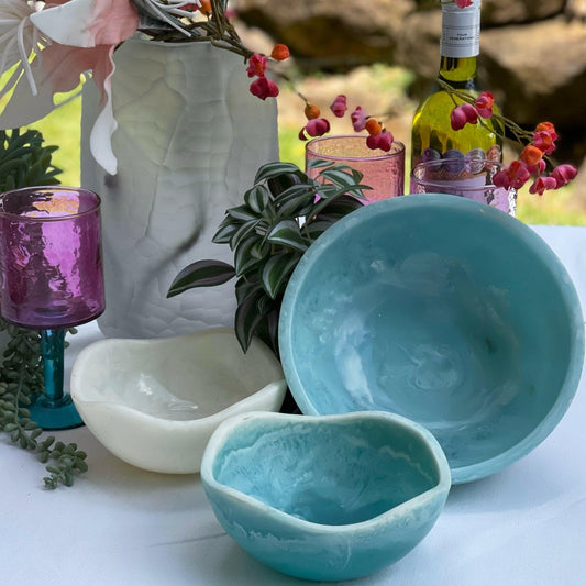 Allegra Bowl Small - White - Exquisite Homewares