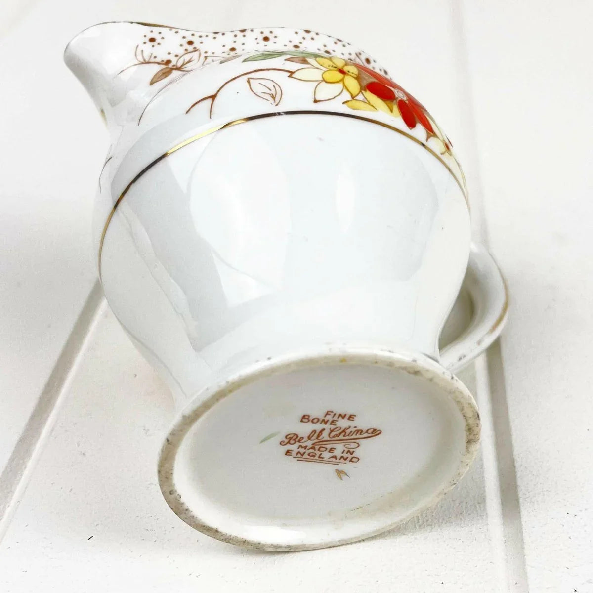Bell China Creamer - Exquisite Homewares 