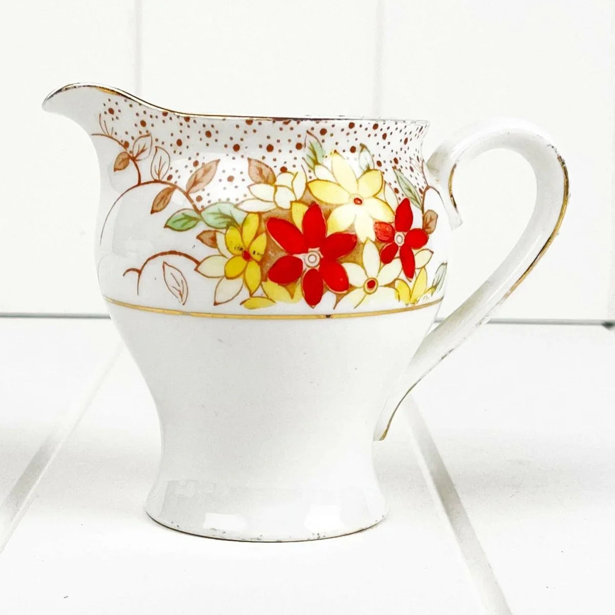 Bell China Creamer - Exquisite Homewares 