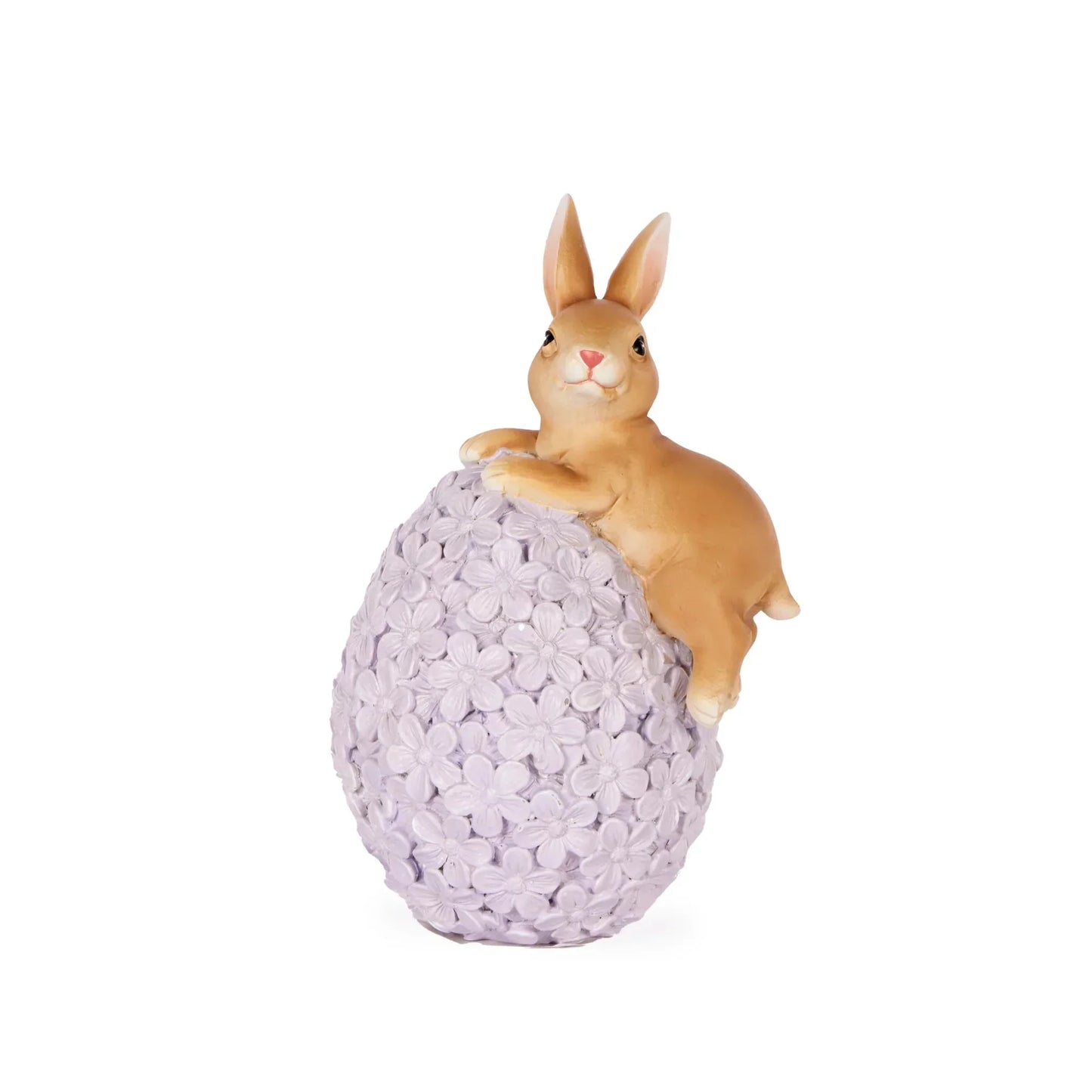 BUNNY ON EGG LILAC - Exquisite Homewares 