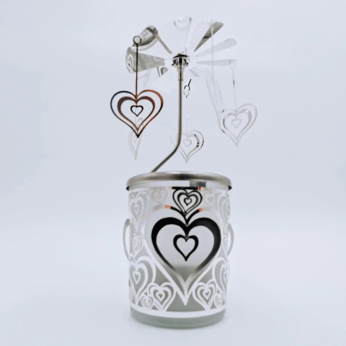 Candle Jar & Carousel - Love Heart - Exquisite Homewares 