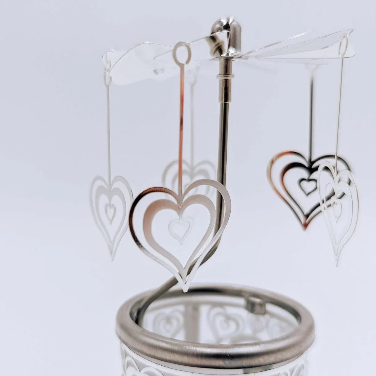 Candle Jar & Carousel - Love Heart - Exquisite Homewares 