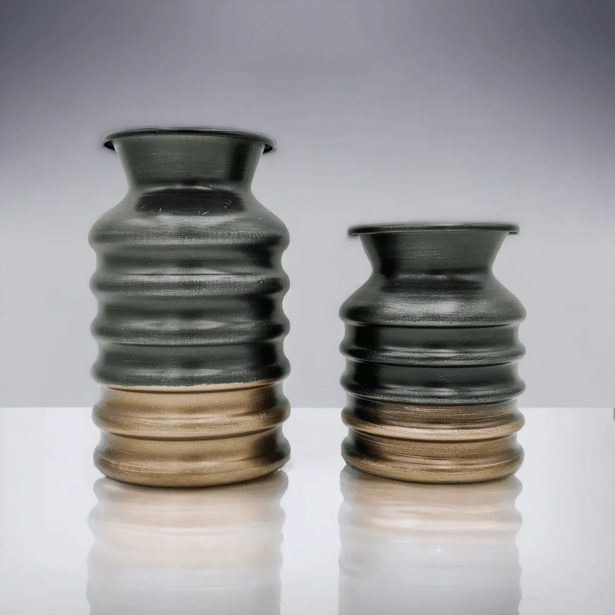 Canyon Metal Vase - Exquisite Homewares 